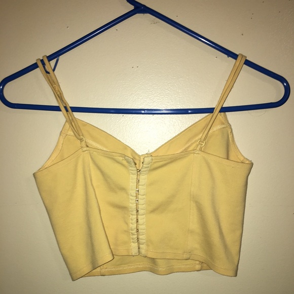 Yellow Crop Tank - Picture 2 of 2